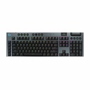 Logitech G915 X LIGHTSPEED Low-Profile Wireless Gaming Keyboard, Double-Shot PBT Keycaps, Fully Programmable Keys, RGB Backlighting, Sleek Aluminum Finishing, GL Blue Clicky Switches - PC/Mac