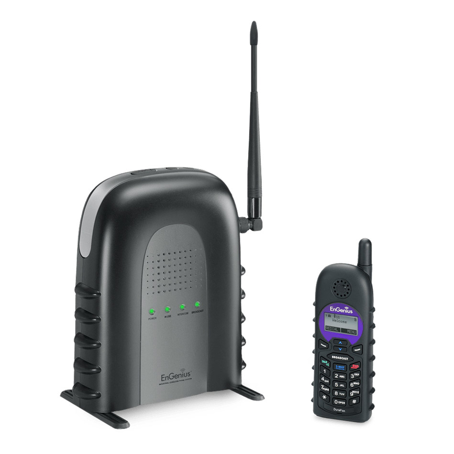 EnGenius DuraFon-SIP IP Phone - Cordless - Corded - Desktop