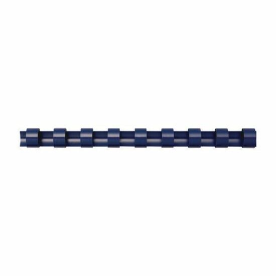 Fellowes Plastic Combs - Round Back 3/4" 150 sheets Navy 100 pk