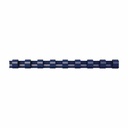 Fellowes Plastic Combs - Round Back 3/4" 150 sheets Navy 100 pk