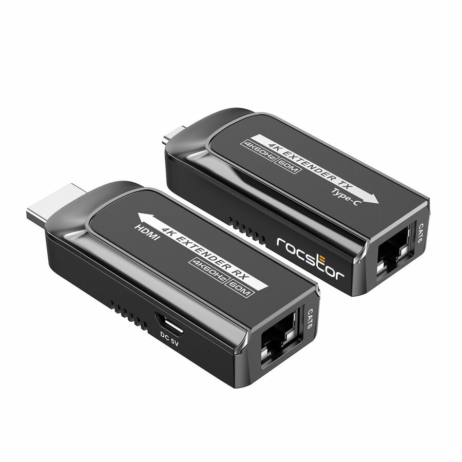 TrueReach 4K@120Hz USB-C HDMI Extender over CAT6/CAT6a/Cat7 Ethernet Cable