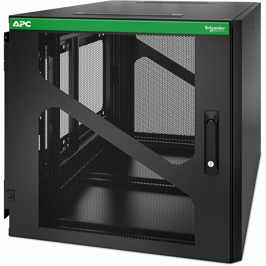 APC NetShelter 12U Wallmount Rack Enclosure Cabinet Side Mount UPS Depth