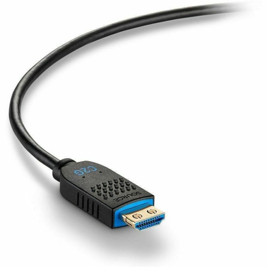 C2G 25ft Performance Series High Speed HDMI Cable - Active Optical Cable - Plenum Rated - 4K 60Hz - M/M - Black