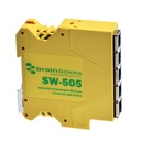 Brainboxes Industrial Compact Ethernet 5 Port Switch DIN Rail Mountable
