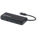 USB-C Dock/Hub, Ports (4): USB-A (x4), 5 Gbps (USB 3.2 Gen1 aka USB 3.0), External Power Supply Not Needed, Universal for all devices, SuperSpeed USB, Black, Three Year Warranty, Equivalent to HB30CM4AB
