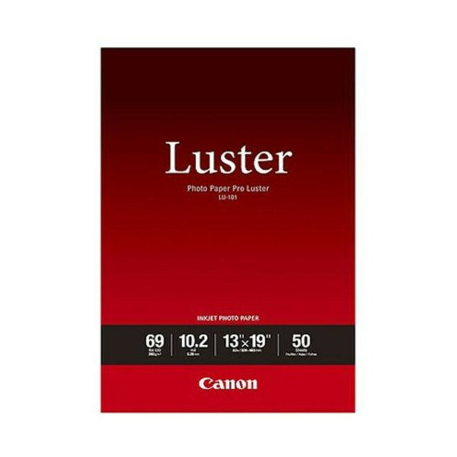 Canon Photo Paper Pro Luster LU-101 13x19 -50 Sheets- Free w/ Select Canon Printers
