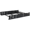 StarTech 2U Fixed 19" Adjustable Depth Universal Server Rack Rails