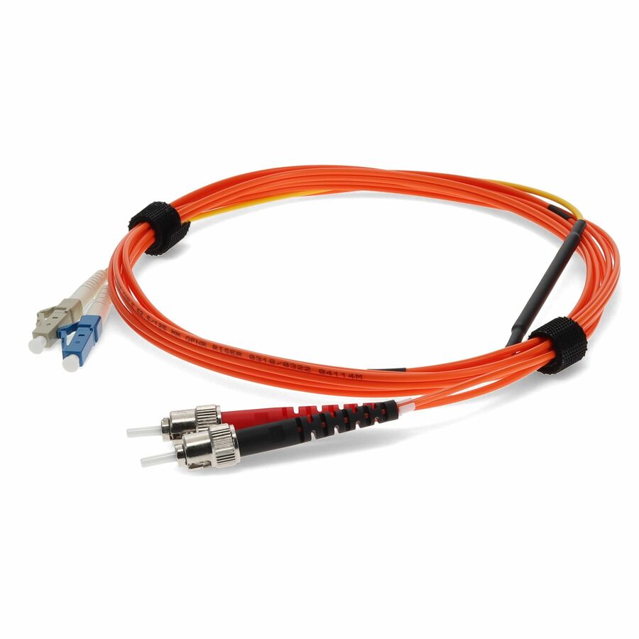 AddOn 3m ST (Male) Orange OM1 to LC (Male) Yellow OS2 Duplex OFNR Mode Conditioning Cable
