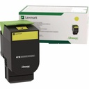 Lexmark Original Laser Toner Cartridge - Yellow - 1 Each