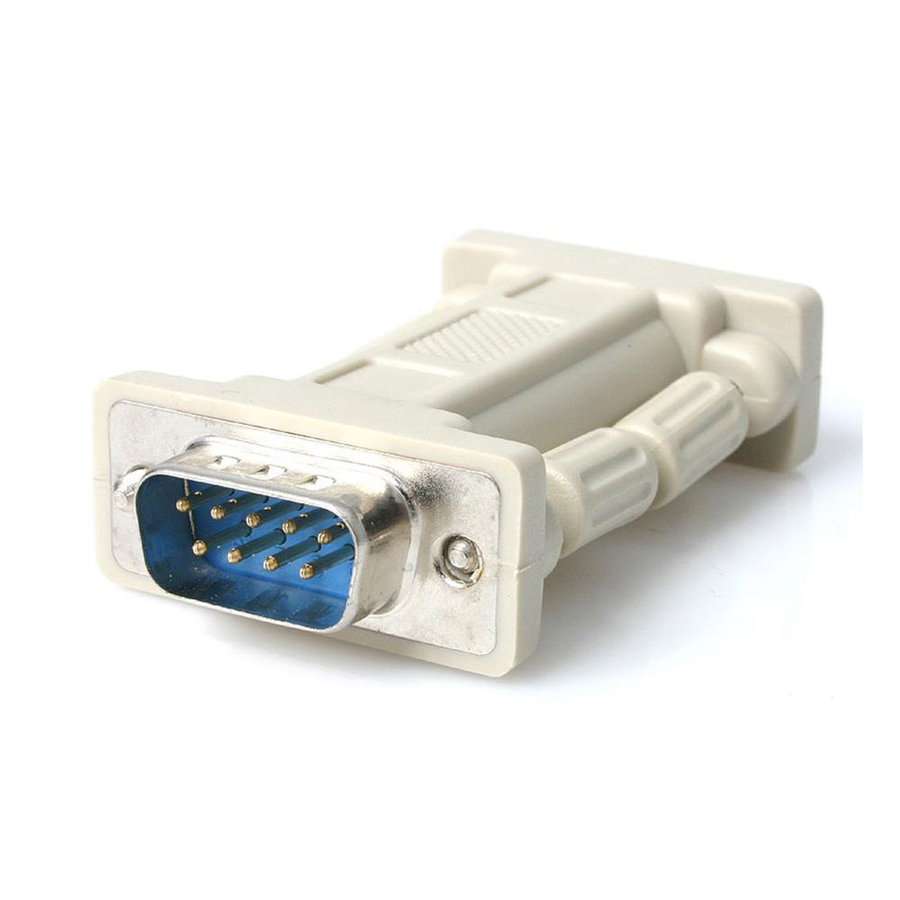 StarTech DB9 RS232 Serial Null Modem Adapter - M/F