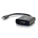 C2G Mini DisplayPort to HDMI Active Adapter Converter - White - M/F - 8" HDMI/Mini DisplayPort A/V Cable for Audio/Video Device, Projector, Monitor, Graphics Card, Notebook, HDTV - First End: Mini DisplayPort Digital Audio/Video - Male - Second End: HDMI Digital Audio/Video - Female - White