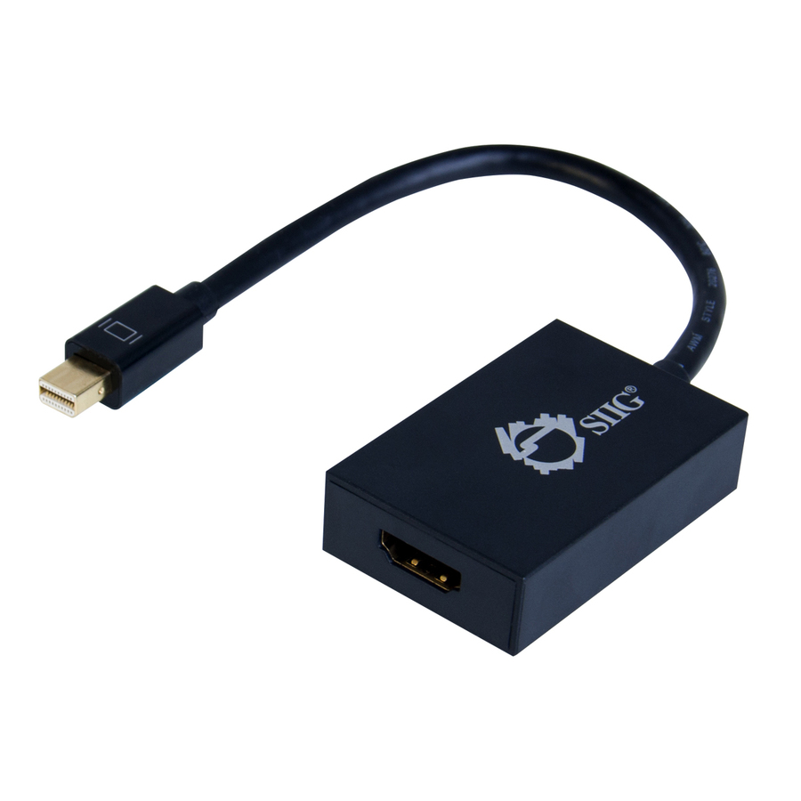 SIIG Mini DisplayPort 1.2 to HDMI 4Kx2K 60Hz Active Adapter