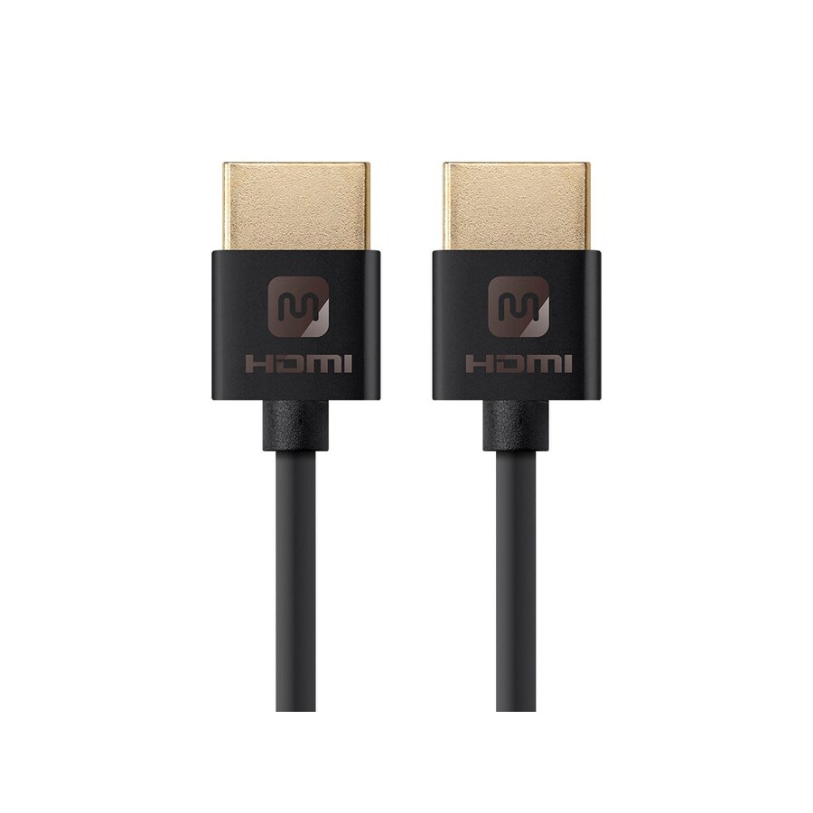 Monoprice Ultra Slim Series High Speed HDMI Cable, 6ft Black