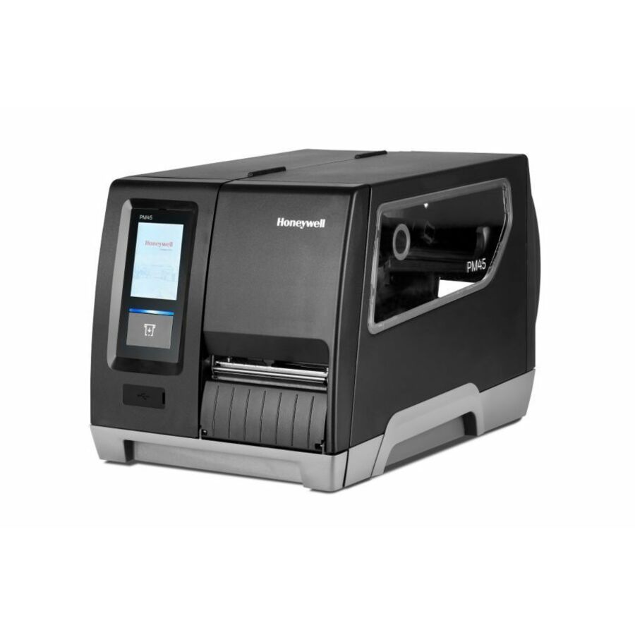Honeywell PM45A Industrial Thermal Transfer Printer - Monochrome - Label Print - Ethernet - US - 203 dpi Length