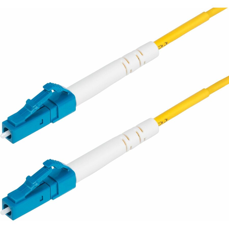 StarTech 30m (98.4ft) LC to LC (UPC) OS2 Single Mode Simplex Fiber Optic Cable, 9/125, 40G/100G, Low Insertion Loss, LSZH Jumper Cord
