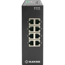 Black Box LIG1000 Series Gigabit Ethernet (1000-Mbps) Extreme Temperature Managed Switch - (8) 10/100/1000-Mbps Copper RJ45