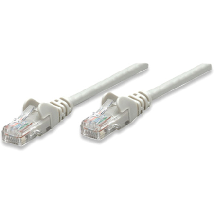 Network Patch Cable, Cat6, 1.5m, Grey, CCA, U/UTP, PVC, RJ45, Gold Plated Contacts, Snagless, Booted, Lifetime Warranty