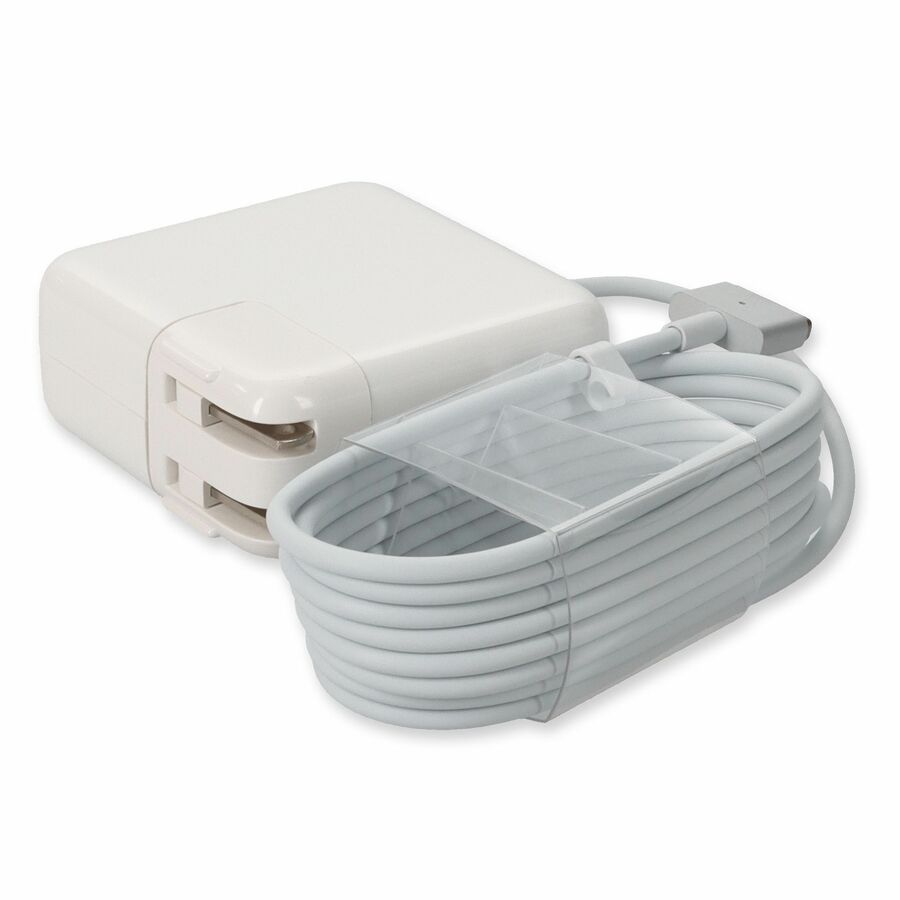 AddOn Apple Computer G6HH Compatible 45W 14.85V at 3.05A Black MagSafe 2 Laptop Power Adapter and Cable