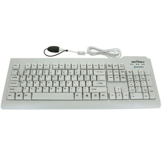Seal Shield Silver Seal Glow Waterproof Keyboard Long Cable