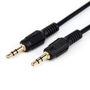 Rocstor Premium Slim 3.5mm Stereo Audio Cable 10 ft - M/M - Mini-phone Male Stereo Audio - Mini-phone Male Stereo Audio Male to Male- 2m - Black - For Smartphone, Mobile Phones, iPhone (with Headphone Jack), iPod AND MP3 PLAYER