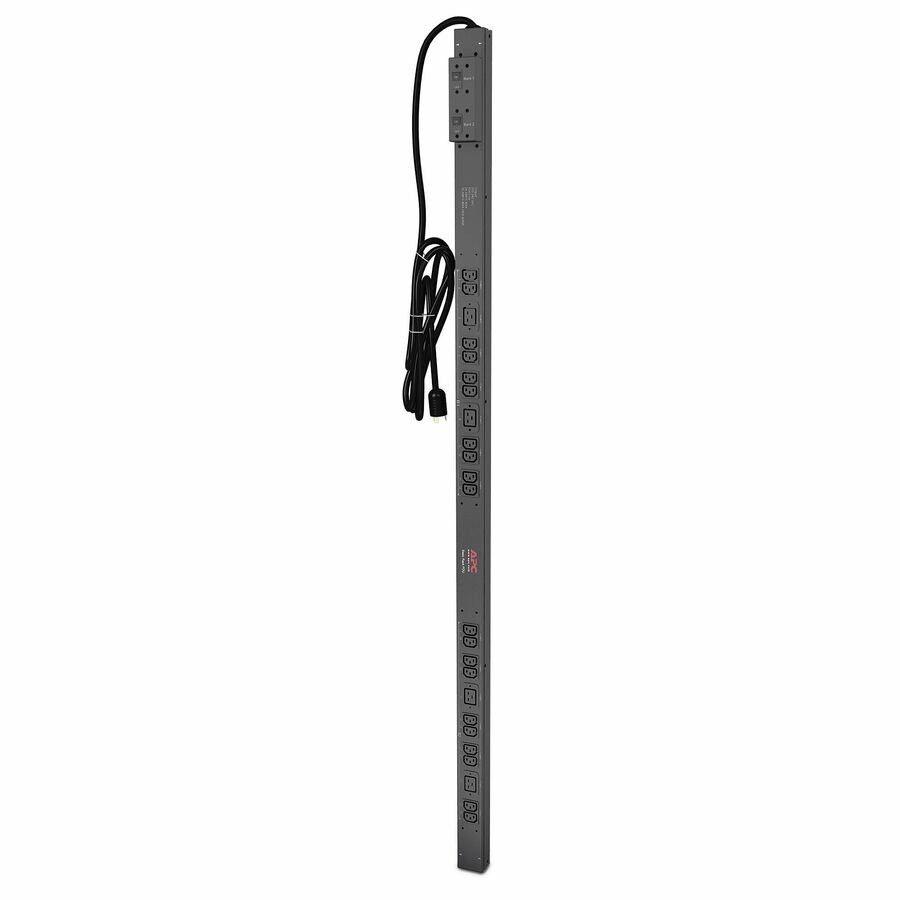 APC NetShelter Basic Rack PDU, Zero U, 30A, 200/208V, 20 C13 and 4 C19 outlet