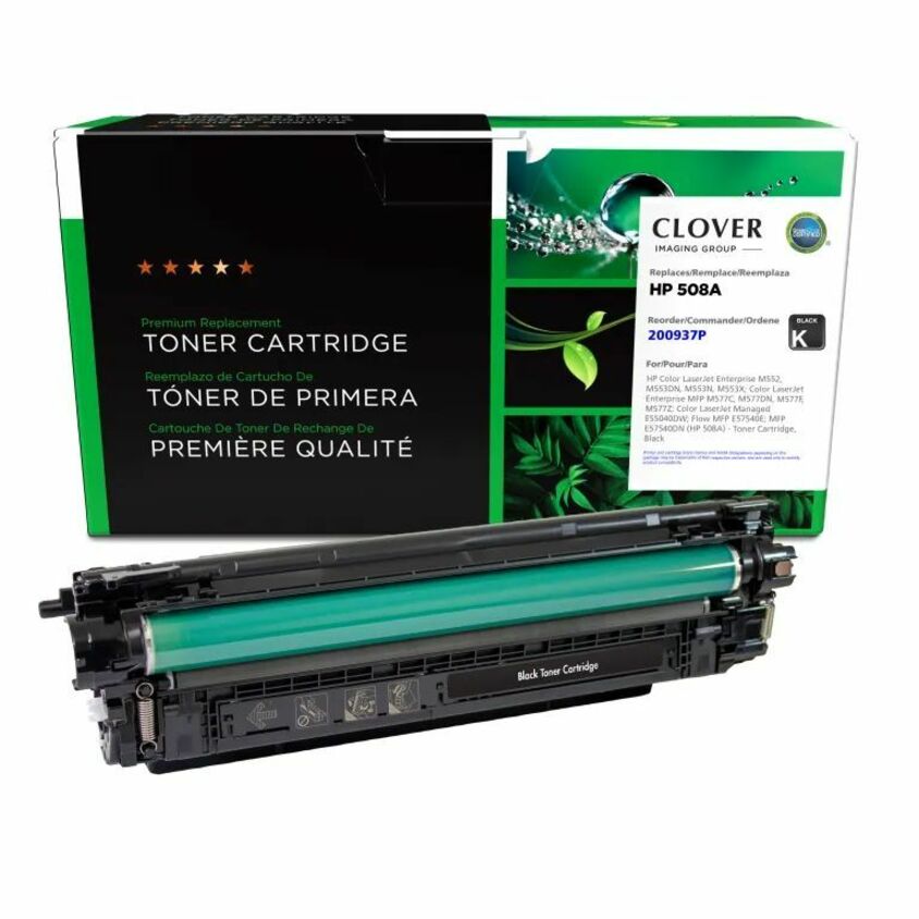 Clover Imaging Remanufactured Black Toner Cartridge for HP 508A (CF360A)