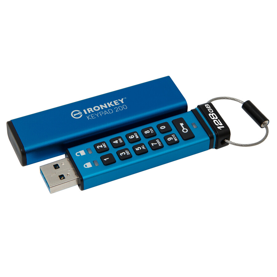 IronKey Keypad 200 128GB USB 3.2 (Gen 1) Type A Flash Drive