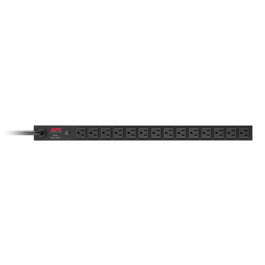 APC NetShelter Basic Rack PDU, Zero U, 20A, 120V, 14 NEMA 5-15 outlets