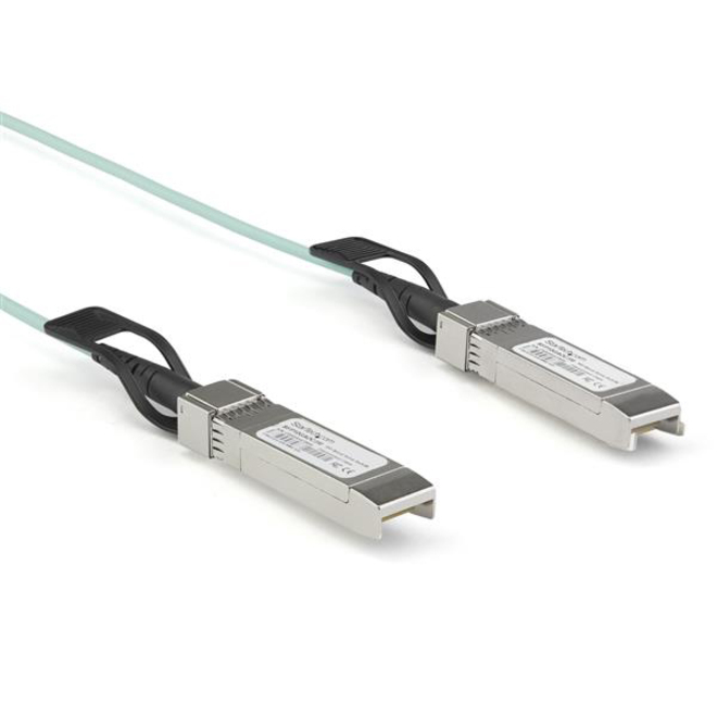 StarTech Dell EMC AOC-SFP-10G-2M Compatible 2m 10G SFP+ to SFP AOC Cable - 10GbE SFP+ Active Optical Fiber - 10Gbps SFP + Cable 6.5'