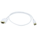 Monoprice 3ft 28AWG DisplayPort to VGA Cable - White