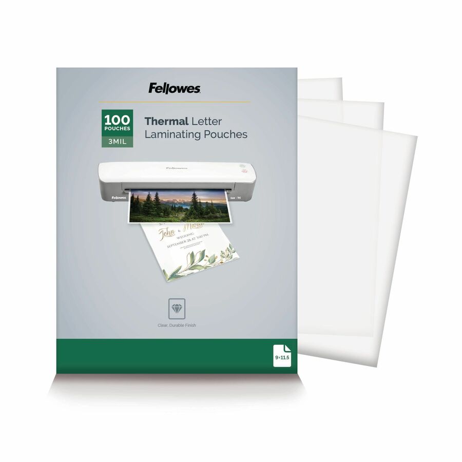 Fellowes Letter-Size Thermal Laminating Pouches