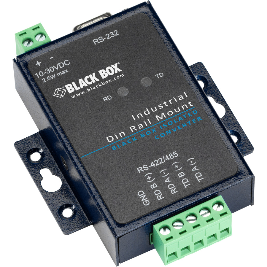 Black Box Industrial RS-232 to RS-485/422 Converter