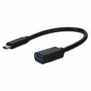 AddOn 5-Pack of USB 3.1 (C) Male to USB 3.0 (A) Male Black Adapters