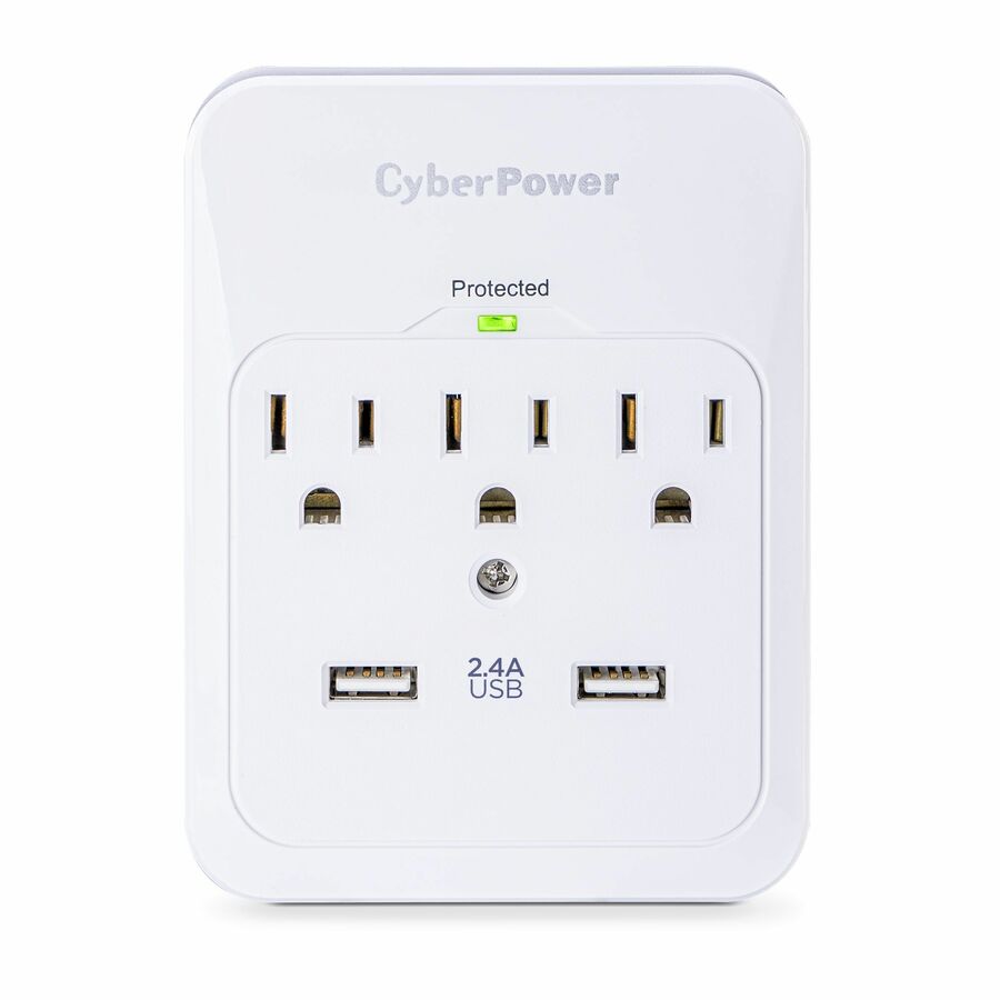 CyberPower CSP300WUR1 Professional 3 - Outlet Surge with 600 J