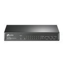 TP-Link TL-SF1009P - 9-Port 10/100Mbps Desktop Switch with 8-Port PoE+ - Sturdy Metal w/Shielded Ports - Extend Mode - Priority Mode - Isolation Mode