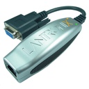 Lantronix Compact 1-Port Secure Serial (RS232) to IP Ethernet Device Server; Up to 256-bit AES encryption; International 110 - 240 VAC