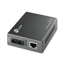 TP-LINK MC110CS - Fast Ethernet SFP to RJ45 Fiber Media Converter - Fiber to Ethernet Converter - 10/100Mbps RJ45 Port to 100Base-FX Single-Mode Fiber