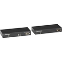 Black Box KVX Series KVM Extender Kit over CATx - DVI-D, USB 2.0, Serial, Audio, Local Video - 1 Computer(s) - 1 Local User(s) - 1 Remote User(s) - 330 ft Range - 1920 x 1200 Maximum Video Resolution - 2 x Network (RJ-45) - 5 x USB - 3 x DVI - 5 V DC Input Voltage - TAA Compliant