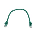 Monoprice FLEXboot Series Cat6 24AWG UTP Ethernet Network Patch Cable, 1ft Green