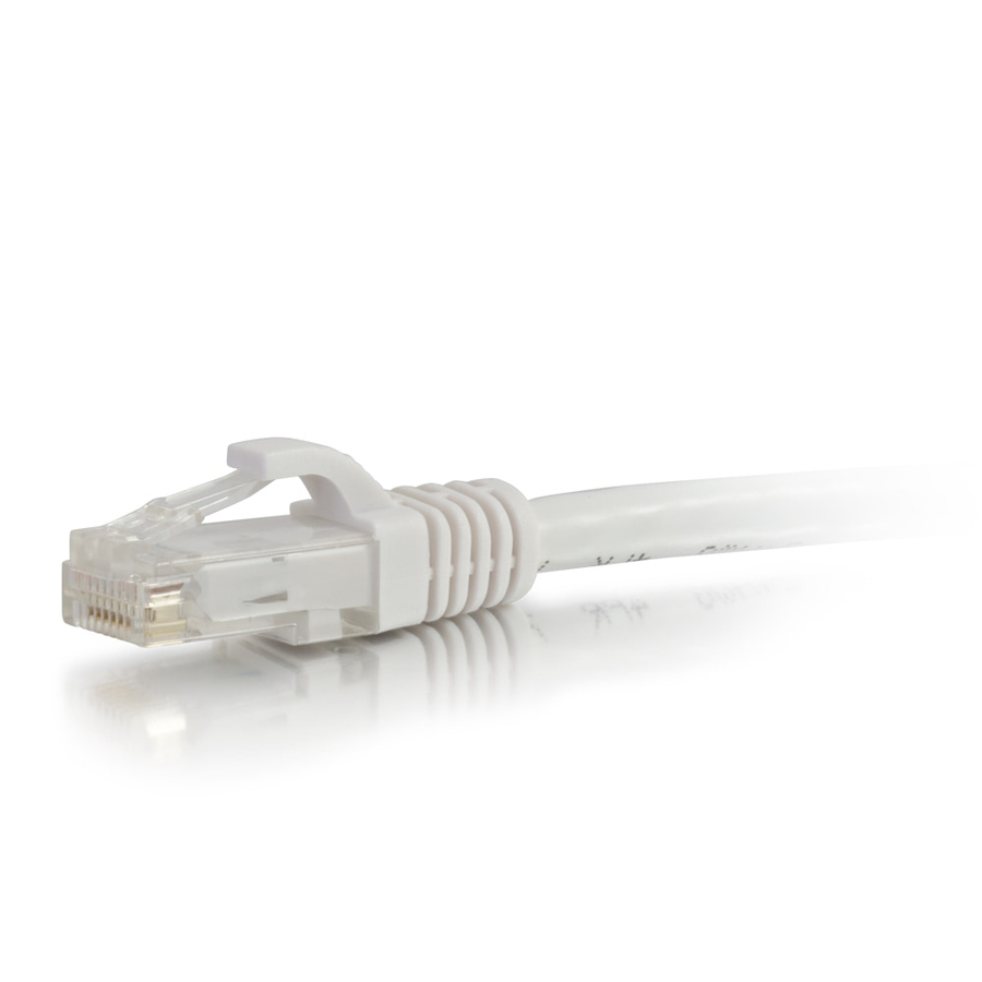 C2G 15ft (4.6m) Cat6a Snagless Unshielded UTP Ethernet Network Patch Cable - White - RJ45 - M/M