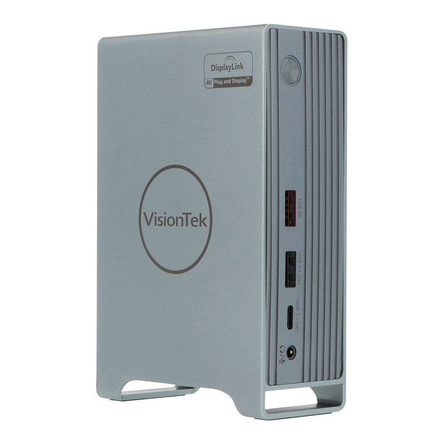 VisionTek VT7100 Triple Display 4K USB-C Docking Station with 100W Power Delivery