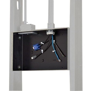Chief Proximity In-Wall Storage Box - Compatible with Thinstall and Fusion Wall Mounts - Black - 14.3" Width x 3.9" Depth x 9" Height - Black