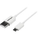 StarTech 0.5m White Micro USB Cable - A to Micro B