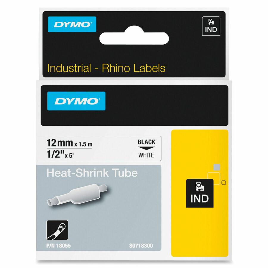 Dymo White Heat Shrink Tube