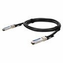 AddOn Mellanox® Compatible TAA 100GBase-CU QSFP28 to QSFP28 Direct Attach Cable (Passive Twinax, 0.5m, Infiniband EDR, 30AWG, LSZH)