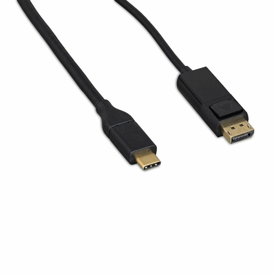 ENET USB 3.1C Male To DisplayPort Male w/Latches4K 60Hz Black Cable 6FT