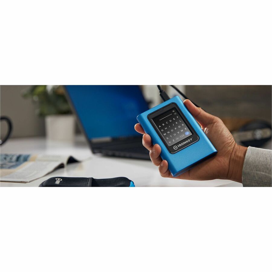 IronKey Vault Privacy 80 3.75 TB Portable Solid State Drive - External - TAA Compliant