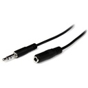 StarTech 1m Slim 3.5mm Stereo Extension Audio Cable - M/F