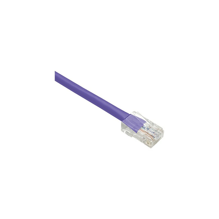 Unirise Cat.6 Patch Network Cable - 12 ft Category 6 Network Cable for Network Device - First End: 1 x RJ-45 Network - Male - Second End: 1 x RJ-45 Network - Male - Patch Cable - Purple
