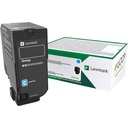 Lexmark Unison Original Standard Yield Laser Toner Cartridge - Cyan - 1 Each - 7000 Pages